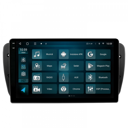 Navigatie 2K Android 13 Seat Ibiza 4GB QLED | Hub64.ro [2]