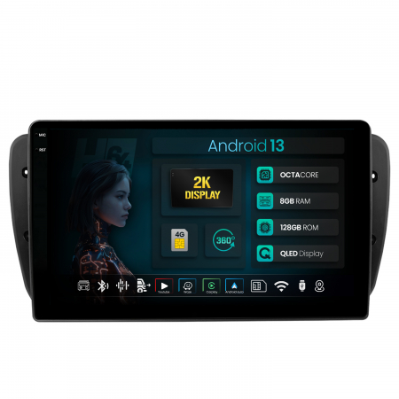 Ibiza 2003-2016 - Navigatie Android 13 Seat Ibiza 8+128GB | Hub64.ro