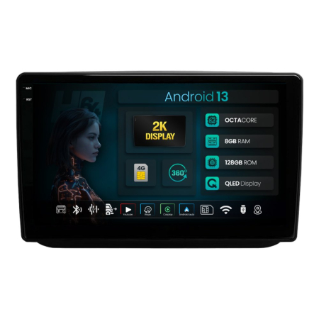 Navigații Skoda Fabia II 2007-2014 - Navigatie Android Skoda Fabia 8+128GB | Hub64.ro