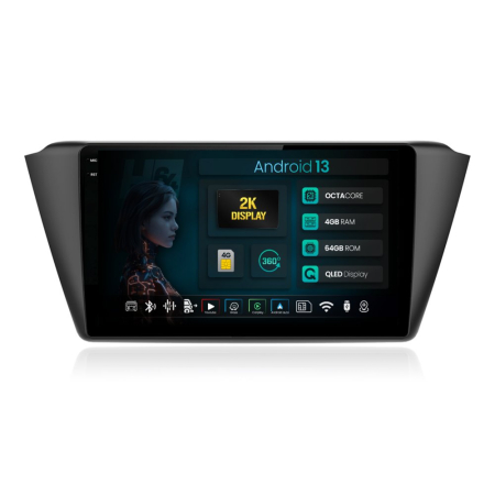 Navigații Skoda Fabia III 2014-2021 - Navigatie 2K QLED Skoda Fabia 3 2015+ 4GB | Hub64.ro