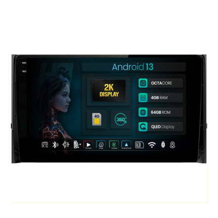Navigații Skoda Kodiaq 2016-2023 - Navigatie 2K Android Skoda Kodiaq (2016-2023) QLED | Hub64.ro