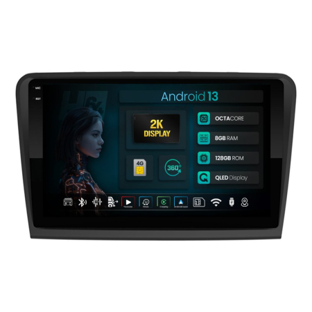 Navigații Skoda Octavia III 2013-2020 - Android Skoda Octavia 3 8+128GB | Hub64.ro