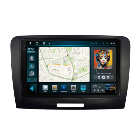 Navigatie 2K Android Skoda Superb 2 QLED | Hub64.ro [1]