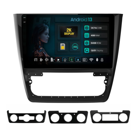 Navigații Skoda Yeti 2009-2017 - Carplay Skoda Yeti (2009-2017) 10Inch 4G 4+64GB | Hub64.ro