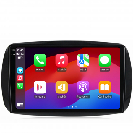 Carplay SMART Fortwo 2016-Prezent 8+128GB Slot 4G | HUB64 [3]