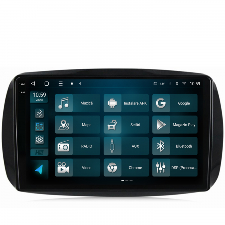 Carplay SMART Fortwo 2016-Prezent 8+128GB Slot 4G | HUB64 [2]