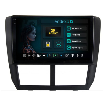 Navigații Subaru Forester 2008-2013 - Navigatie 2K Android Subaru Forester (2008-2013) 4GB | Hub64.ro