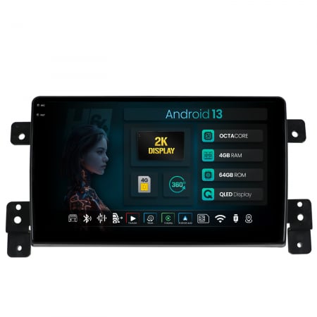 Grand-Vitara 1996-2014 - Navigatie 2K Android 13 Suzuki Grand Vitara QLED | Hub64.ro