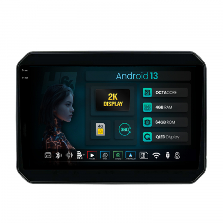 Navigatie 2K QLED Android Suzuki Ignis 2013+ 4GB | Hub64.ro [1]