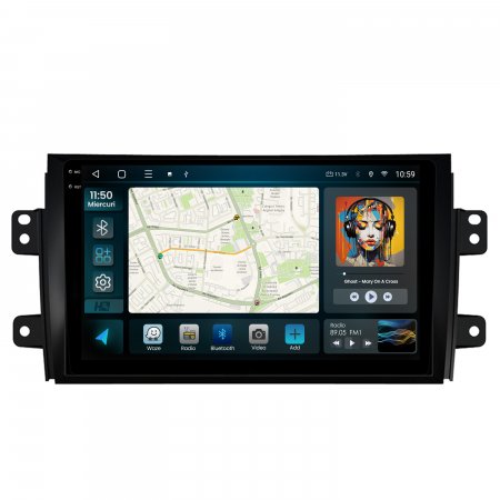 Android 13 Suzuki SX4 / Fiat Sedici 8+128GB | Hub64.ro [1]