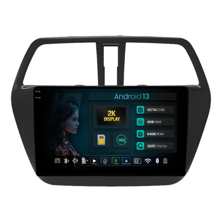 Navigații Suzuki SX4 S-Cross 2013-2021 - Navigatie 2K Android Suzuki SX4 S-Cross (2013-2021) 4GB | Hub64.ro