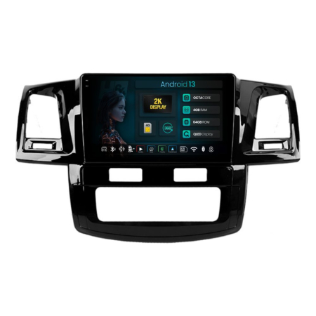 Navigații Toyota Hilux 2005-2015 - Navigatie 2K QLED Toyota Hilux Android 4GB | Hub64.ro