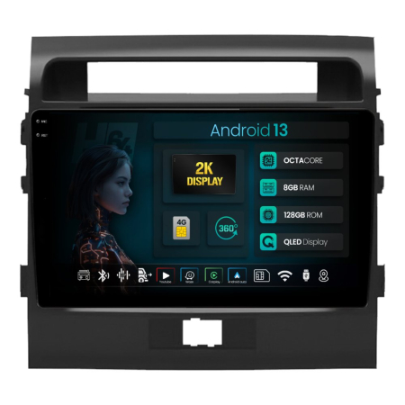 Navigații Toyota Land Cruiser J200 2007-2015 - Navigatie Android Land Cruiser 200 8GB | Hub64.ro