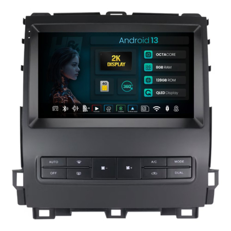 Navigații Toyota Land Cruiser Prado J120 2002-2009 - Navigatie Android Toyota Prado 8+128GB | Hub64.ro