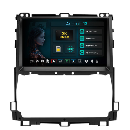 Land Cruiser Prado J120 2002-2009 - Navigatie Android Toyota Prado 8+128GB | Hub64.ro
