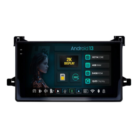 Navigații Toyota Prius 2015-2022 - Navigatie 2K Android Toyota Prius QLED | Hub64.ro
