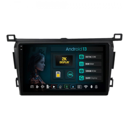 Navigații Toyota RAV4 2013-2018 - Android Toyota RAV4 2013 8+128GB | Hub64.ro