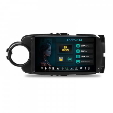 Yaris 2011-2018 - Navigatie Android Toyota Yaris 2010+ 8GB | Hub64.ro