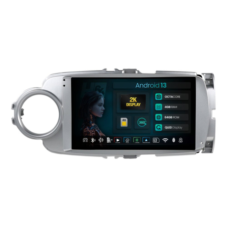 Navigații Toyota Yaris 2011-2018 - Navigatie 2K QLED Toyota Yaris 2010+ 4GB | Hub64.ro