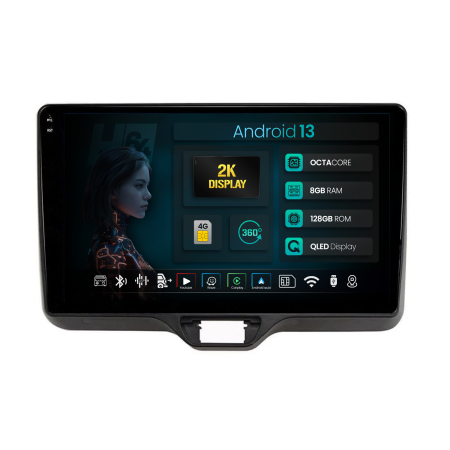 Vios 2020 ->> - Navigatie Android Toyota Yaris 8+128GB | Hub64.ro