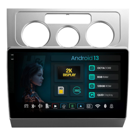 Navigații Volkswagen Touran 2003-2010 - Navigatie Android Volkswagen Touran 8GB | Hub64.ro