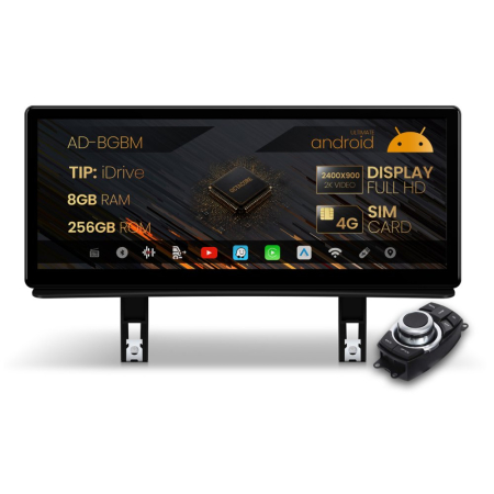 Navigații BMW Seria 1 E81/E82/E87/E88 2004-2013 - Navigatie Android BMW Seria 1 12,3" inch | Hub64.ro