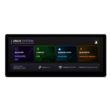 Navigații auto dedicate - Linux CarPlay BMW Seria 3 E90/E91/E92/E93 Varianta CIC | Hub64.ro