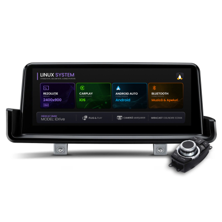 Navigatie BMW Seria 3 E90/E91/E92/E93 (2005-2012), Linux OS & OEM, Varianta iDrive, CarPlay & Android Auto Wireless, MirrorLink, Camera AHD, 12.3 Inch - AD-BGBM10LXICI+AD-BGRKITBMI111 [0]