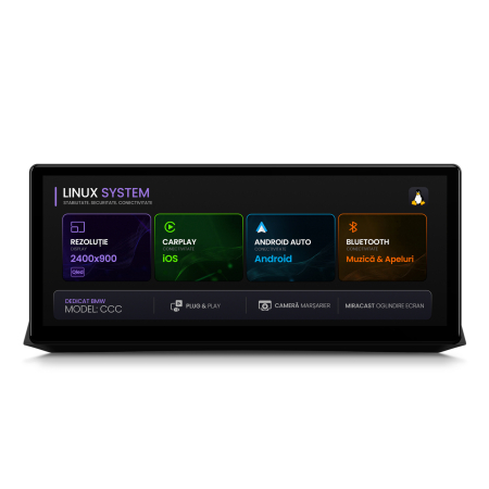 Navigații auto dedicate - Linux CarPlay BMW Seria 5 E60/E61 Varianta CCC | Hub64.ro