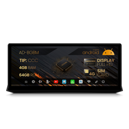 Navigații auto dedicate - Navigatie Android BMW Seria 5 12,3" inch | Hub64.ro