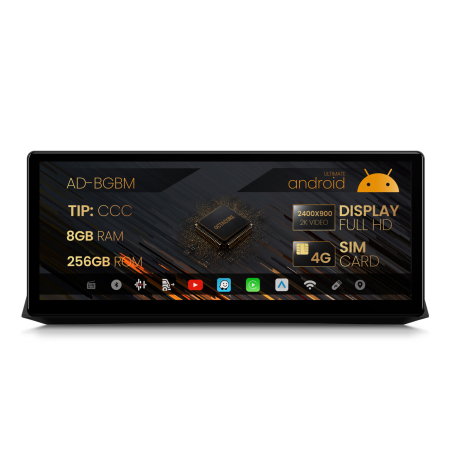 Navigații auto dedicate - Navigatie Android BMW Seria 5 12,3" inch | Hub64.ro