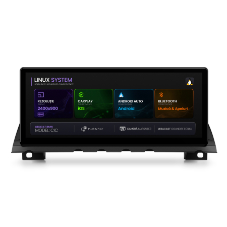 Navigații auto dedicate - Linux CarPlay BMW Seria 7 F01/F02 Varianta CIC | Hub64.ro