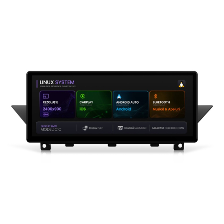 Navigații BMW X1 E84 2009-2015 - Linux CarPlay BMW X1 E84 Varianta CIC | Hub64.ro