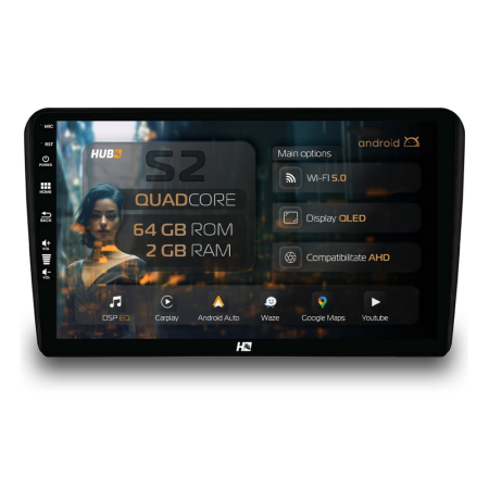 Navigații Audi A3 8P 2003-2013 - Carplay Android Audi A3/ S3/ RS3 | Hub64.ro