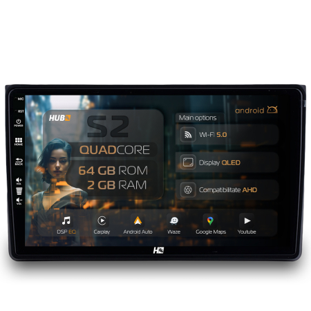 A4 2000-2008 - Navigatie Carplay Android 13 Mazda 6 2GB | Hub64.ro