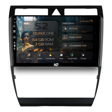 Navigații Audi A6 C5 1997-2005 - Carplay GPS Android Audi A6 | Hub64.ro