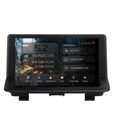 Audi Q3 2011-2018 - Navigatie Carplay Mitsubishi Outlander 3 2GB | Hub64.ro