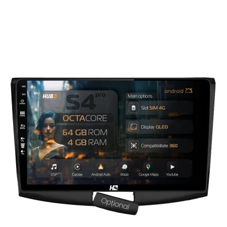 Passat B6 2006-2011 - Navigatie Android 13 QLED VW Passat | Hub64.ro