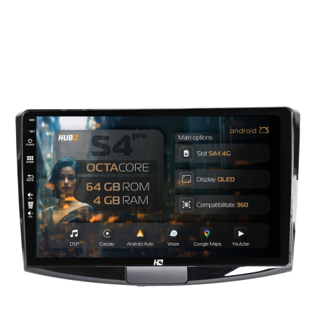 Passat B6 2006-2011 - Navigatie Android 13 QLED VW Passat | Hub64.ro