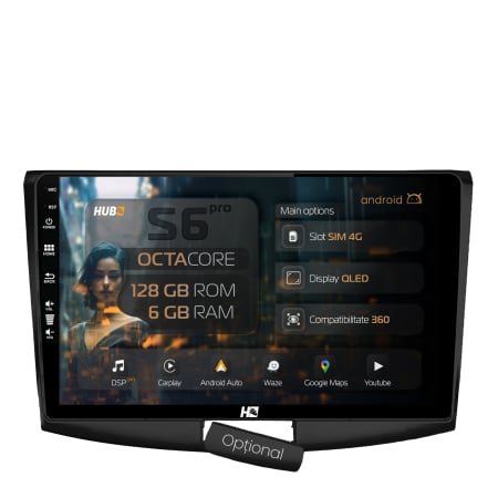 Passat B6 2006-2011 - Navigatie Android Volkswagen/Skoda 4G 6GB | Hub64.ro