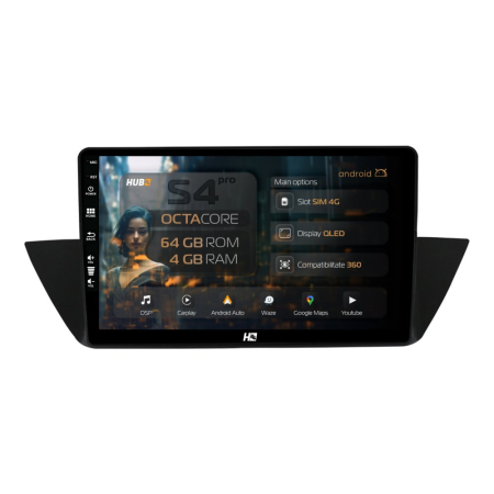 Navigații BMW X1 E84 2009-2015 - Navigatie Android BMW X1 QLED 1280x720| Hub64.ro