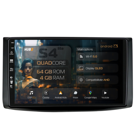 Aveo 2002-2011 - Navigatie QLED Android 13 Chevrolet Aveo | Hub64.ro