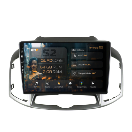 Captiva 2012-2014 - Carplay Android 13 Chevrolet Captiva 2011-2016 2GB | Hub64.ro