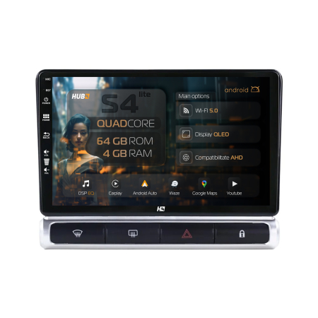 C3 2024->> - Navigatie Android Citroen C3 (2024+) High-V QLED | Hub64.ro