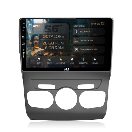 C4 2011-2015 - Navigatie Android 13 Citroen C4 2011-2016 4G 6GB