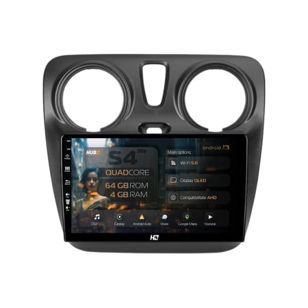 Dokker 2012-2022 - Navigatie Android 13 Dokker QLED | Hub64.ro