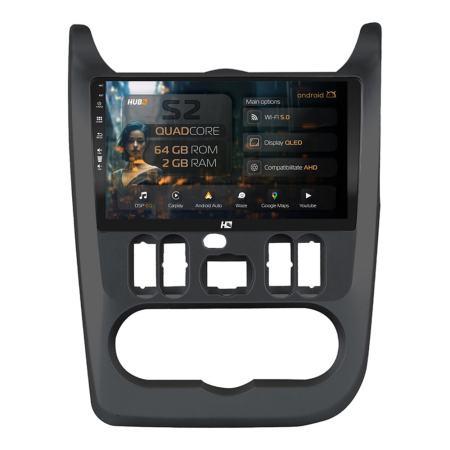 Navigații auto dedicate - Carplay Android Dacia Logan 2GB | Hub64.ro
