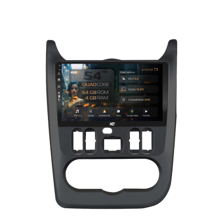 Logan 2008-2012 - Navigatie Android 13 Dacia Logan QLED | Hub64.ro