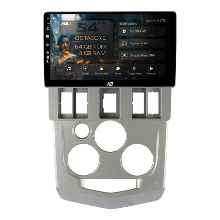 Navigații Dacia Logan PH1 2004-2008 - Navigatie Android Dacia Logan PH1 QLED | Hub64.ro