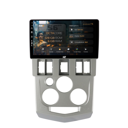 Logan PH1 2004-2008 - Navigatie Android 13 Dacia Logan PH1 4G 6GB | Hub64.ro